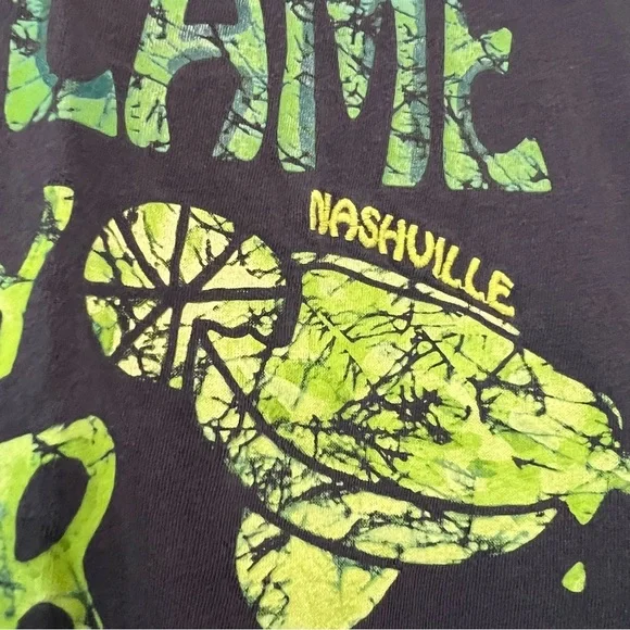 Margaritaville Blue Graphic Fitted Short Sleeve Tee - Picture 3 of 10